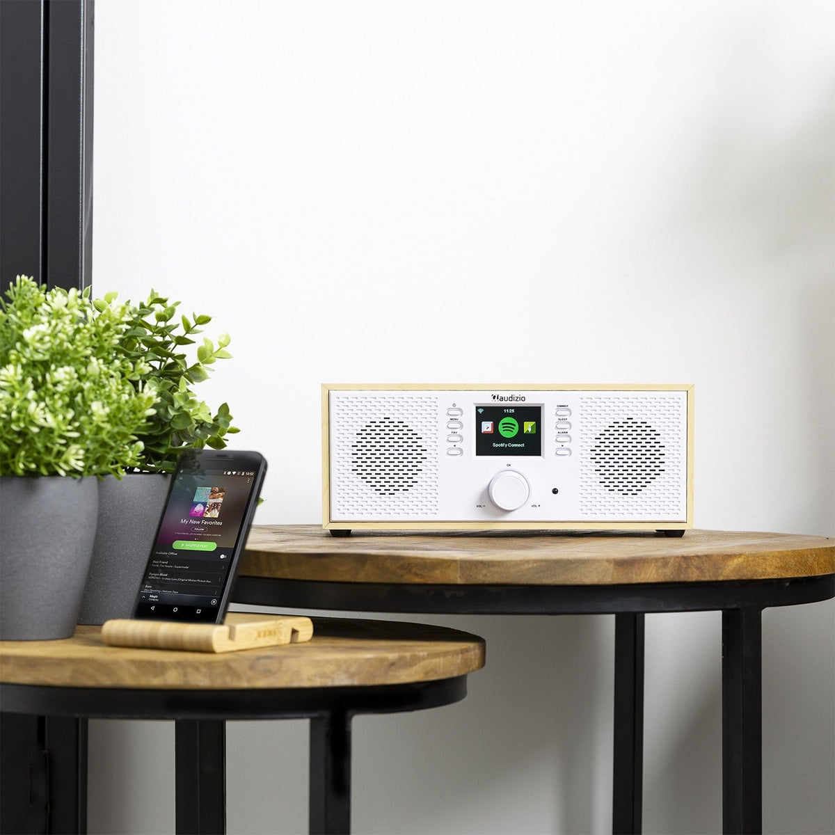 Audizio Rimini - Radio estéreo WiFi Internet Blanca - Tempo Shop