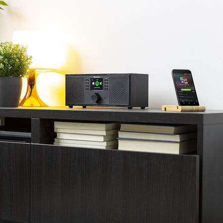 Audizio Rimini - Radio estéreo WiFi Internet Negra - Tempo Shop