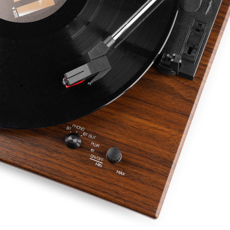 Audizio RP112D - Giradiscos BT in/out Madera Oscura - Tempo Shop