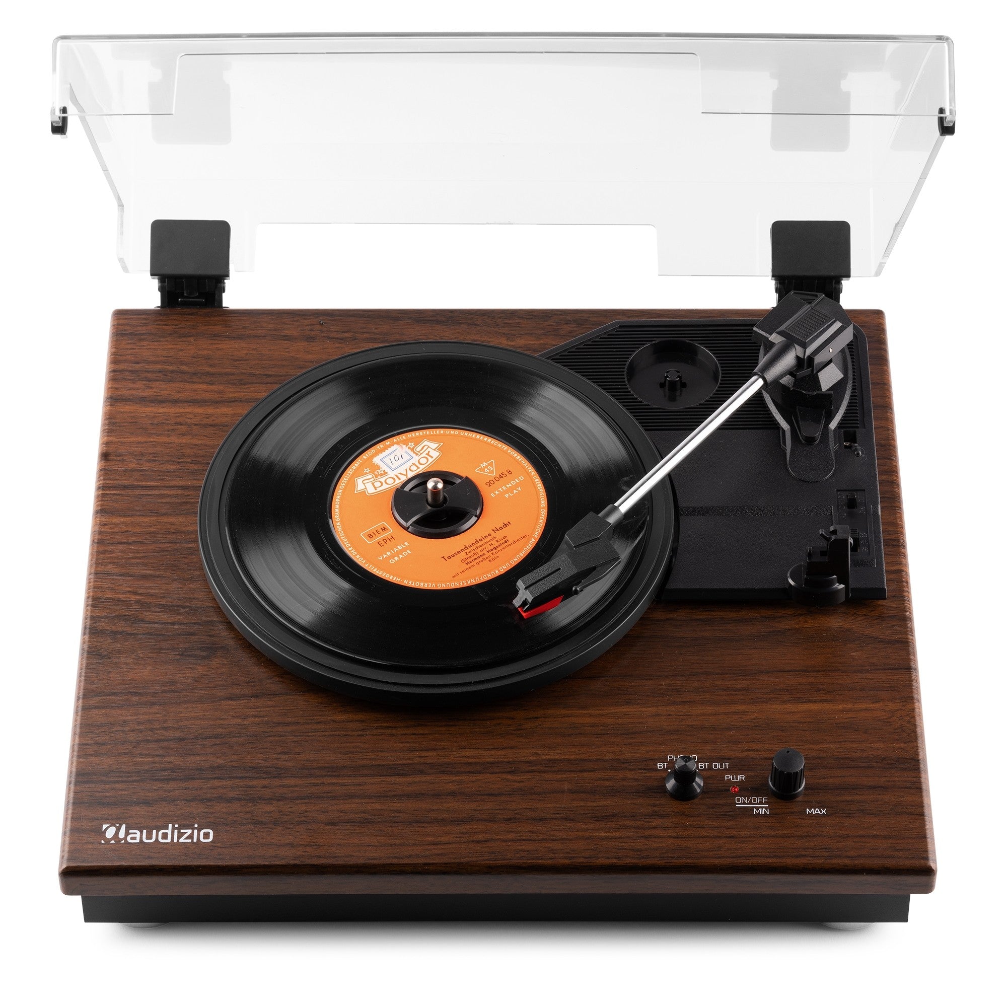 Audizio RP112D - Giradiscos BT in/out Madera Oscura - Tempo Shop