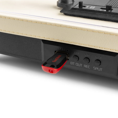 Audizio RP113C - Giradiscos con BT in/out Crema - Tempo Shop