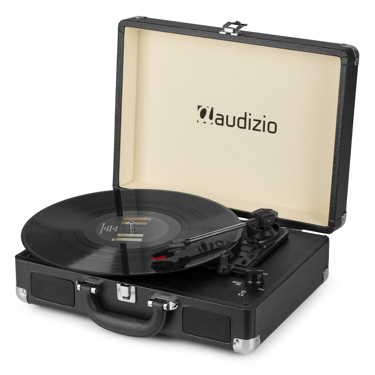 Audizio RP114BK - Giradiscos tipo Maletín, Negro - Tempo Shop