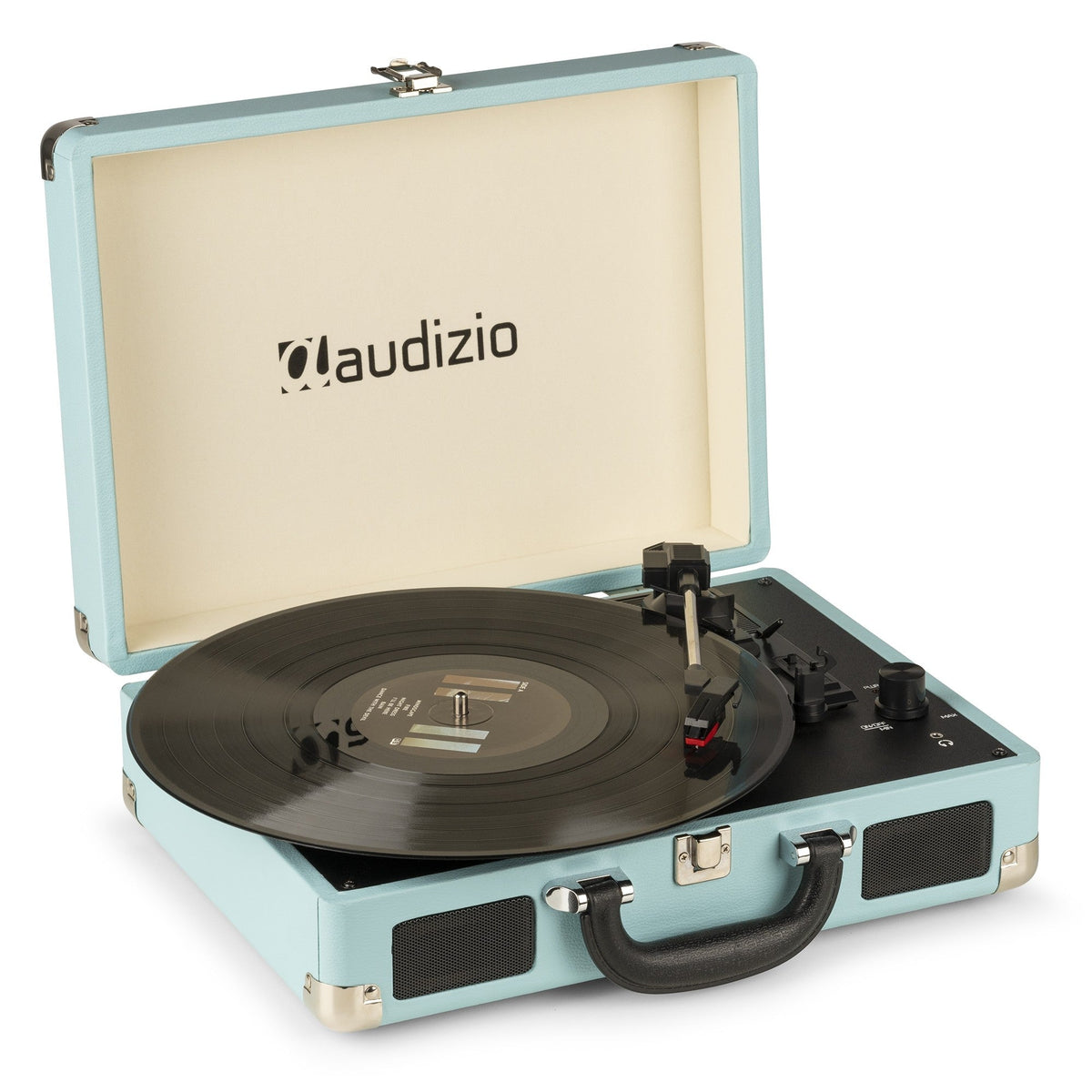 Audizio RP114BL - Giradiscos tipo Maletín, Azul - Tempo Shop