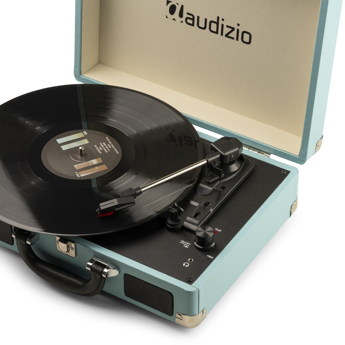 Audizio RP114BL - Giradiscos tipo Maletín, Azul - Tempo Shop