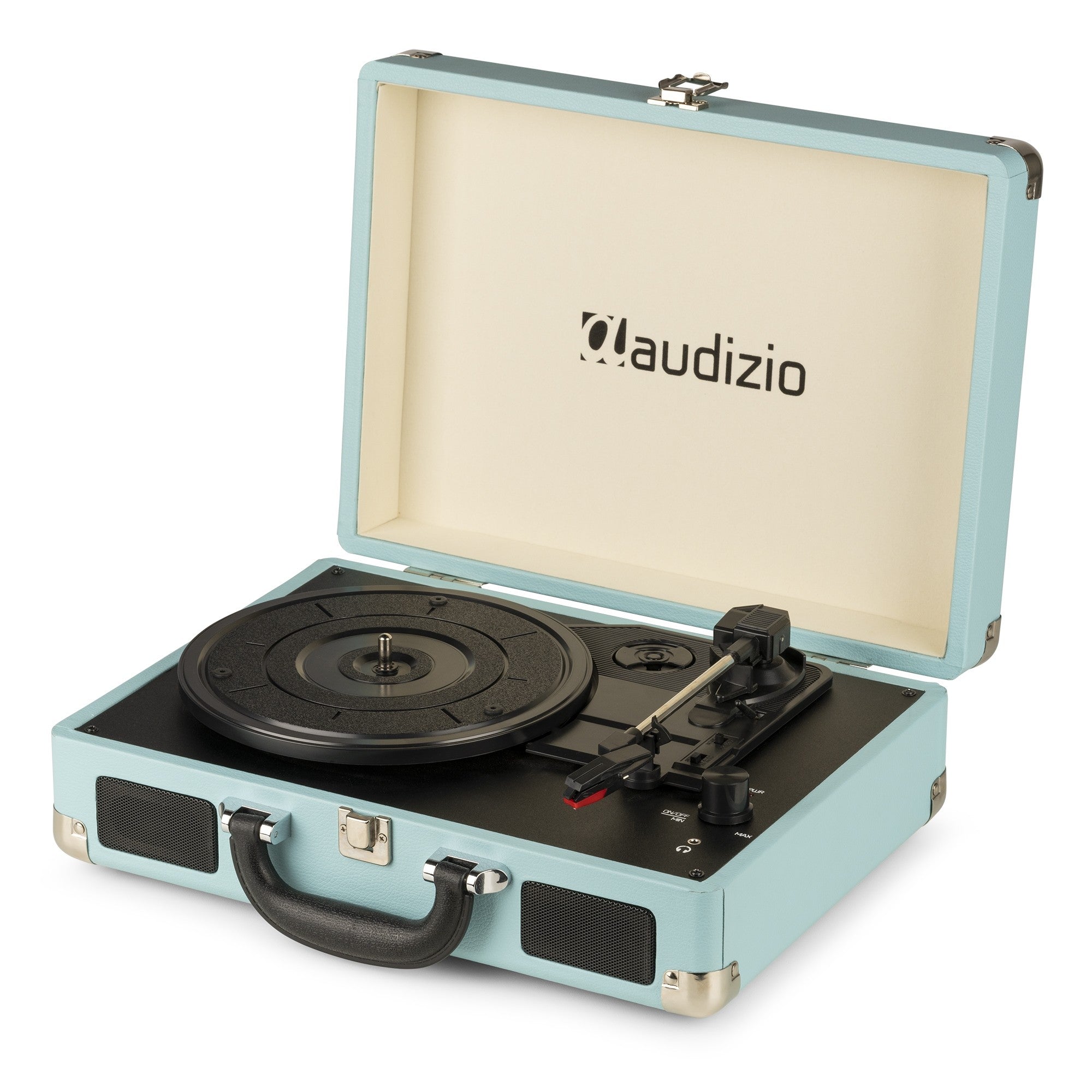 Audizio RP114BL - Giradiscos tipo Maletín, Azul - Tempo Shop