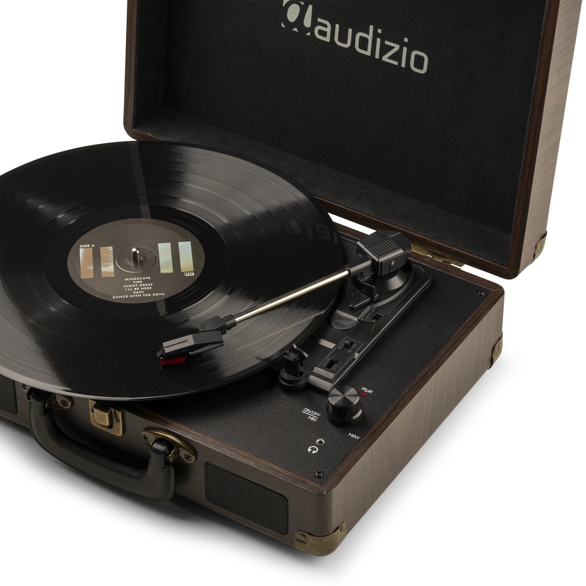 Audizio RP114W - Giradiscos tipo Maletín, Madera - Tempo Shop