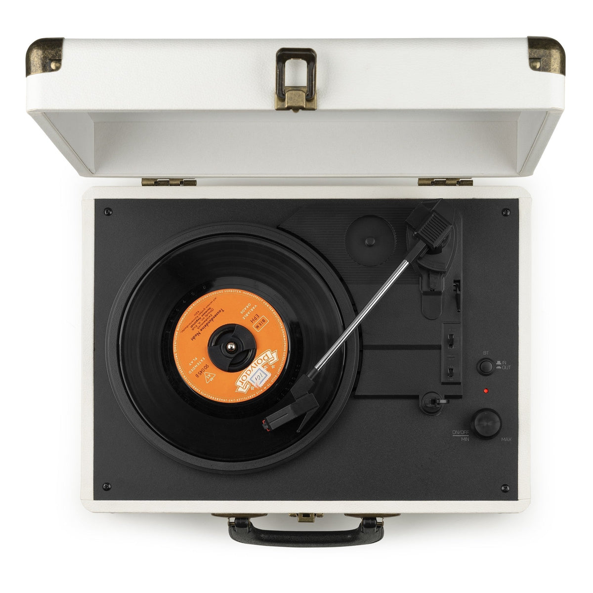 Audizio RP116CR - Maleta reproductor giradiscos con BT in/out - Tempo Shop