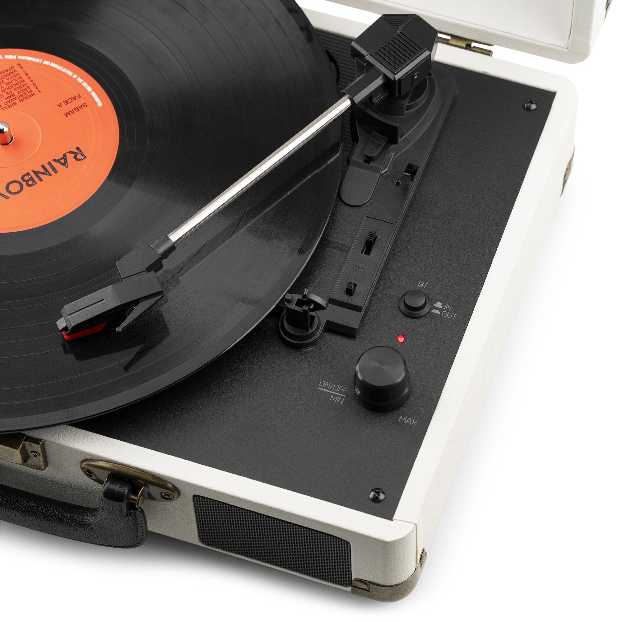 Audizio RP116CR - Maleta reproductor giradiscos con BT in/out - Tempo Shop