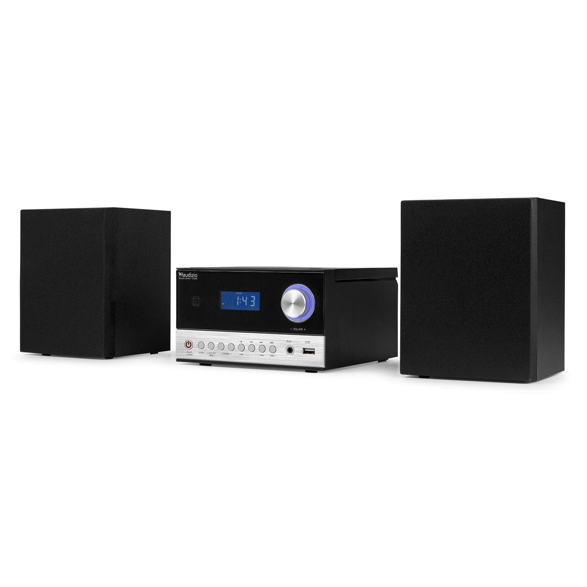 Audizio Toulon - Sistema Micro HiFi Negro/Plata - Tempo Shop