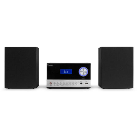 Audizio Toulon - Sistema Micro HiFi Negro/Plata - Tempo Shop
