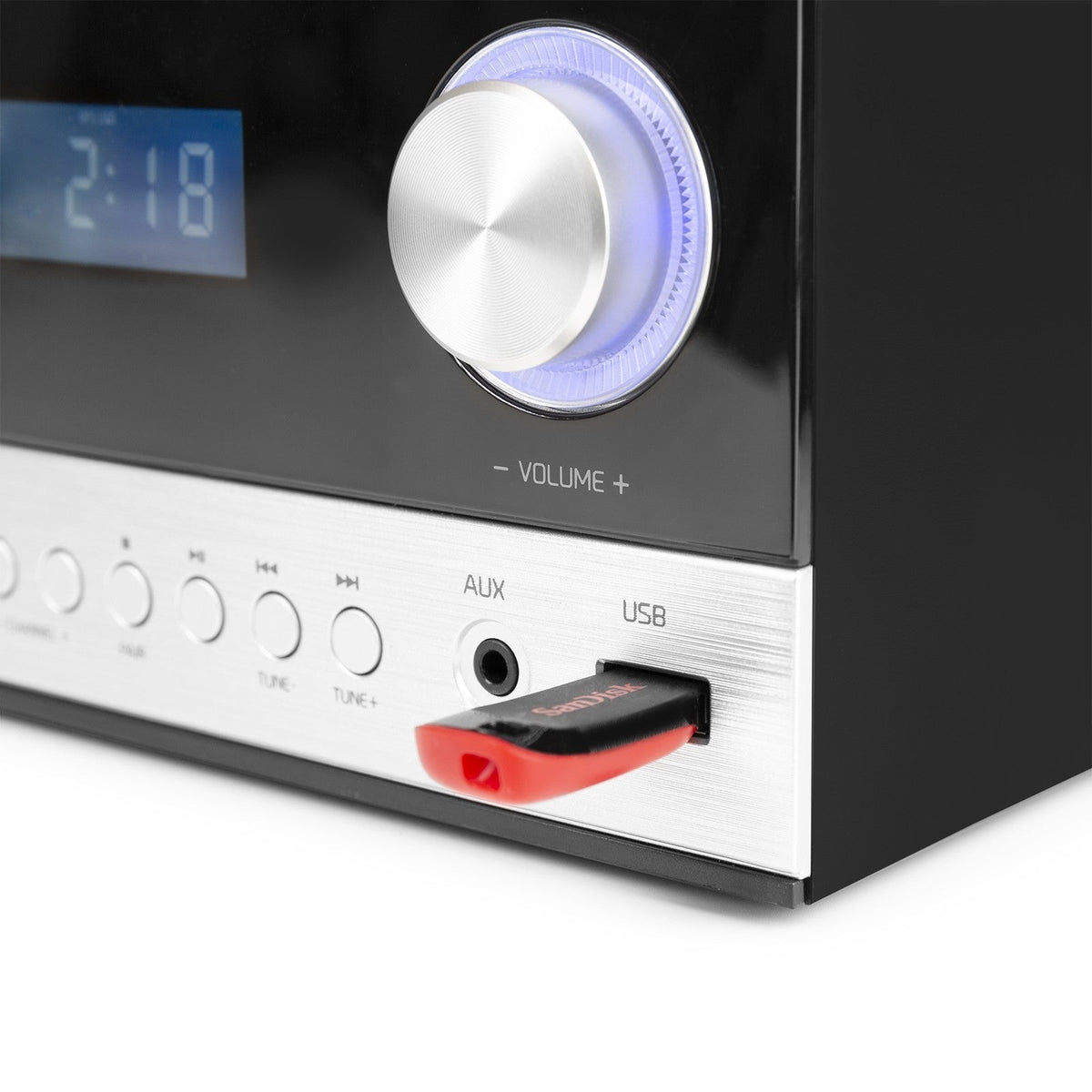 Audizio Toulon - Sistema Micro HiFi Negro/Plata - Tempo Shop