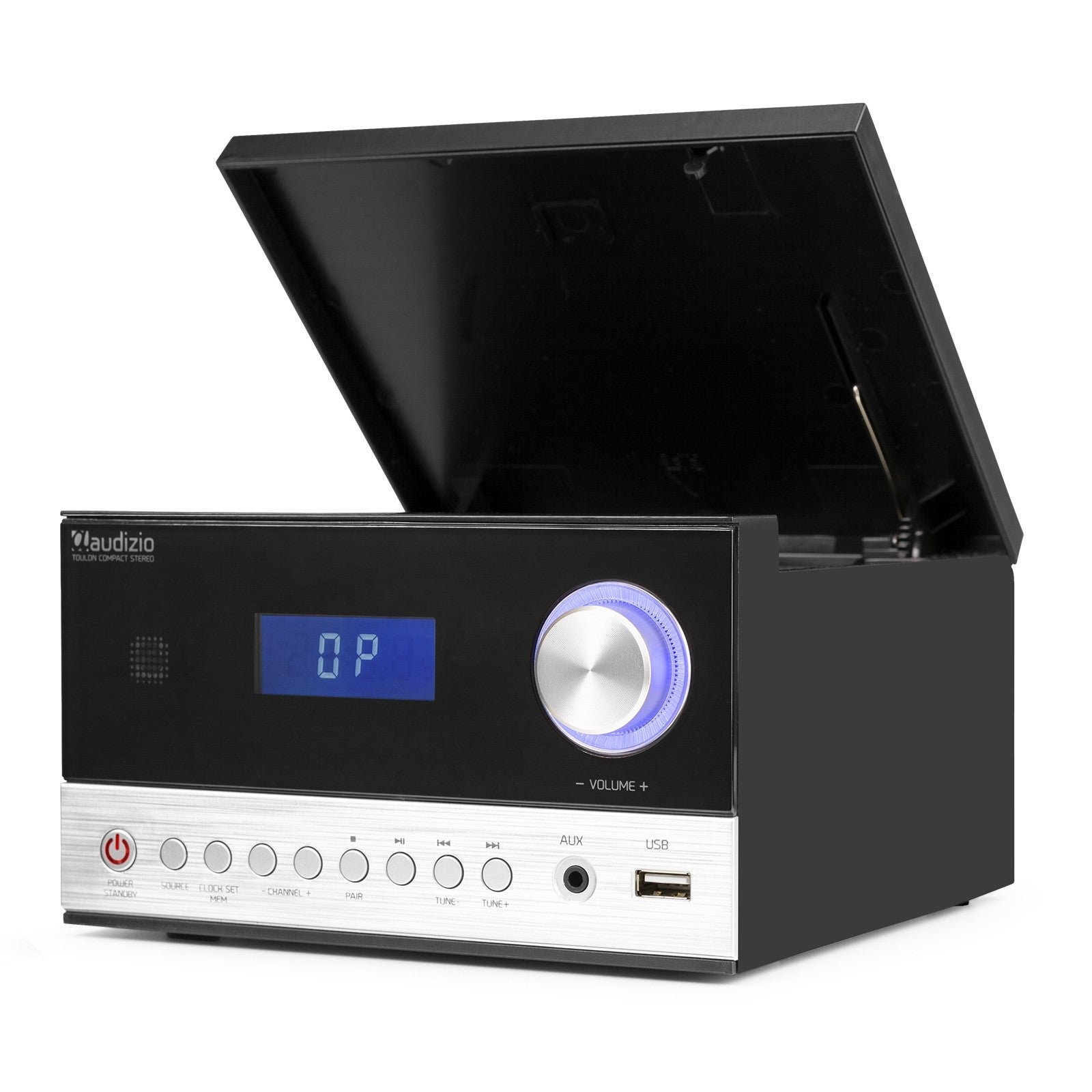 Audizio Toulon - Sistema Micro HiFi Negro/Plata - Tempo Shop