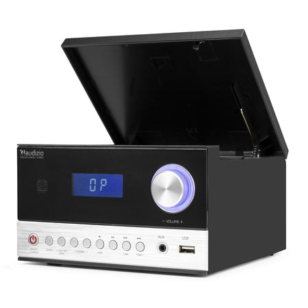 Audizio Toulon - Sistema Micro HiFi Negro/Plata - Tempo Shop