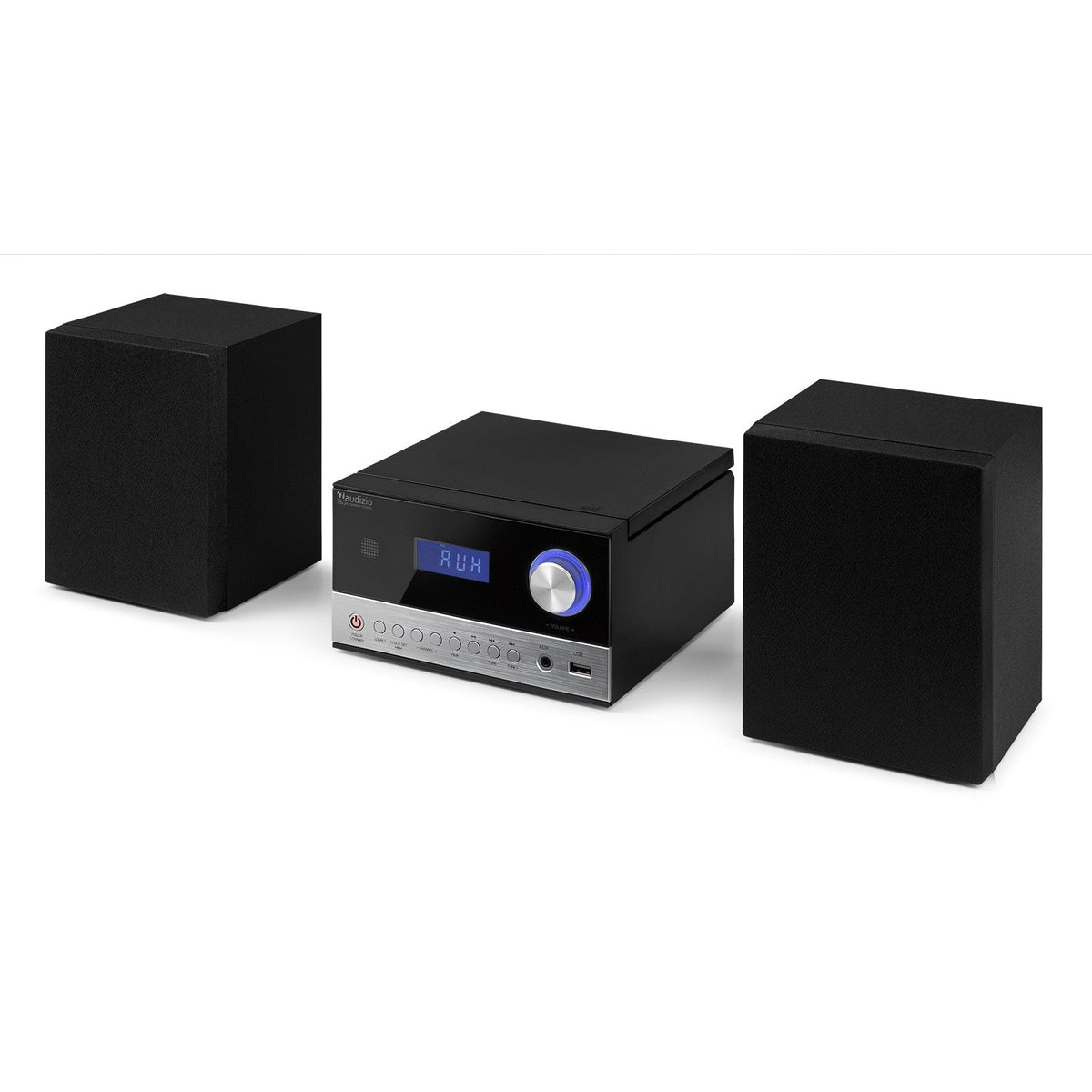Audizio Toulon - Sistema Micro HiFi Negro/Plata - Tempo Shop