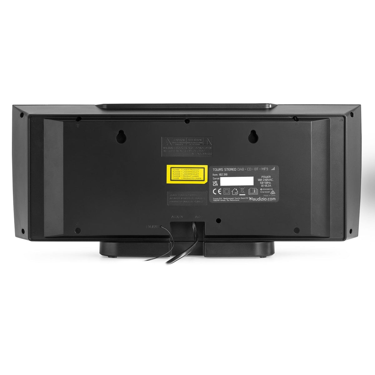 Audizio Tours - Sistema estéreo HiFi DAB+ Negro - Tempo Shop