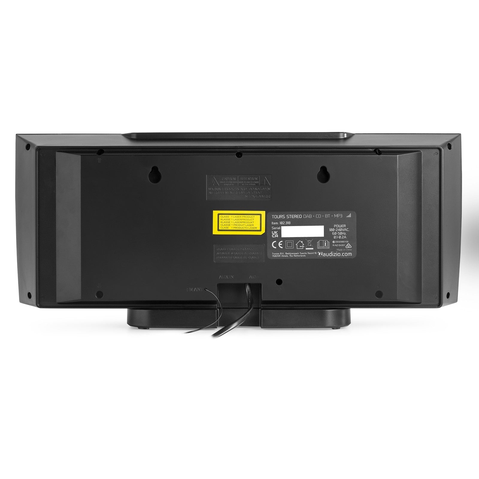 Audizio Tours - Sistema estéreo HiFi DAB+ Negro - Tempo Shop