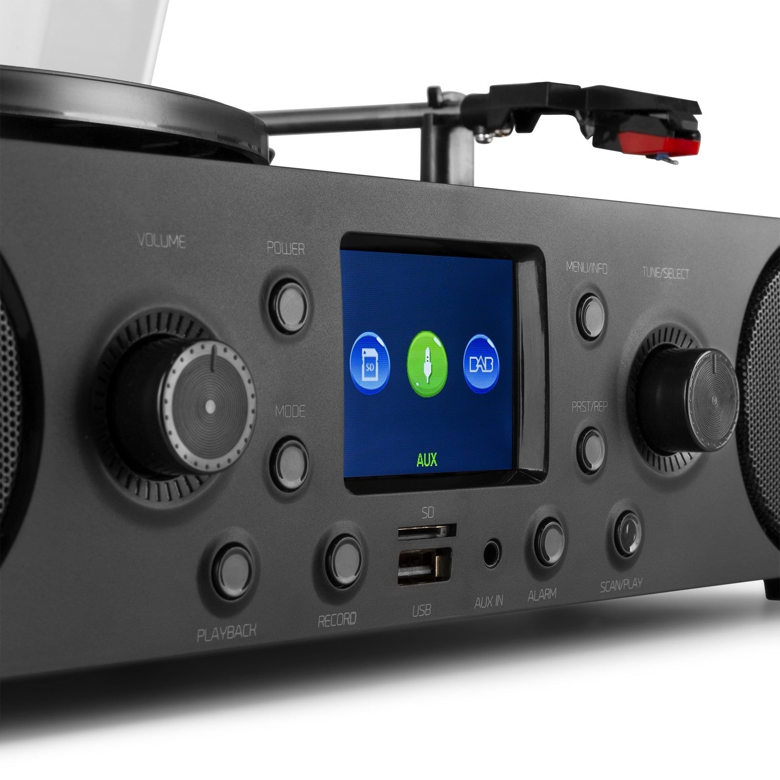 Audizio Tulsa - Central de sonido con giradiscos DAB+ Radio - Tempo Shop