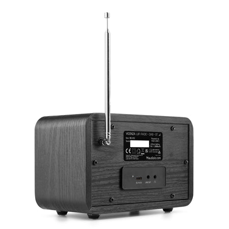 Audizio Vicenza - WIFI Radio Internet con DAB+ y batería Black - Tempo Shop