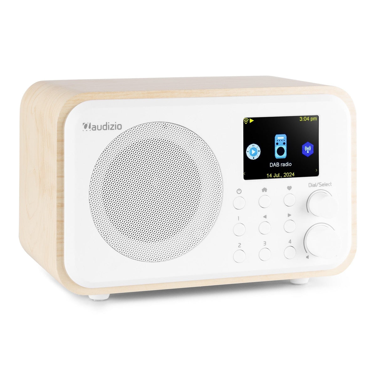 Audizio Vicenza - WIFI Radio Internet con DAB+ y batería Blanco - Tempo Shop