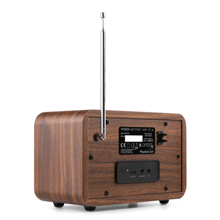Audizio Vicenza - WIFI Radio Internet con DAB+ y batería Wood - Tempo Shop