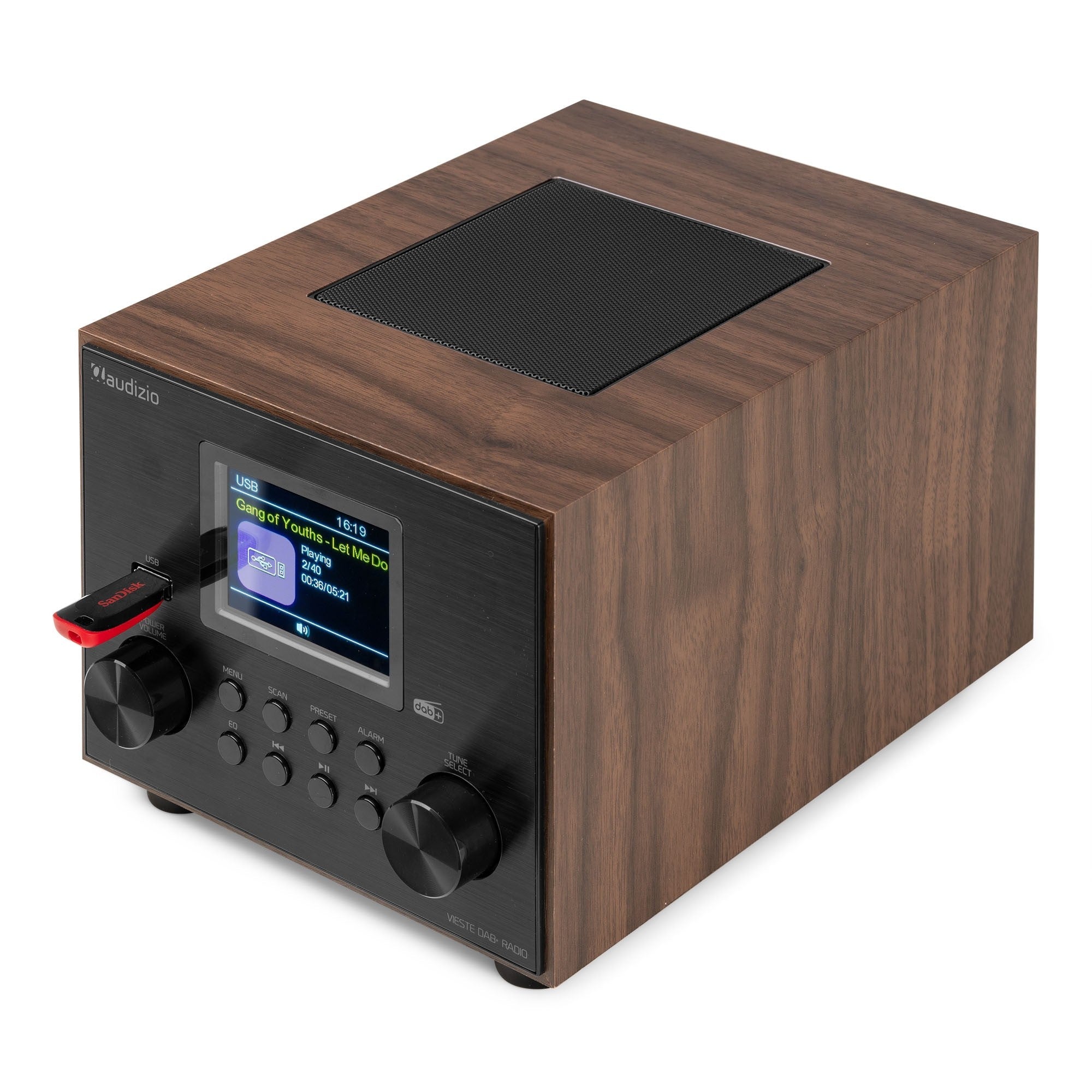 Audizio Vieste - Radio DAB+ con subwoofer Madera - Tempo Shop