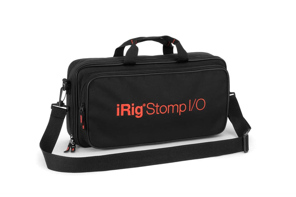 IK Multimedia BAGIPIRIGSTOMPIO001 - Funda de transporte para iRig Stomp I/O (con bandolera y bolsillo para accesorios)