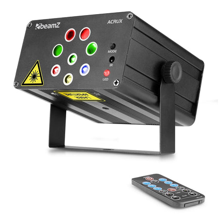 beamZ Acrux - Quatro R/G Party Laser con RGBW - Tempo Shop