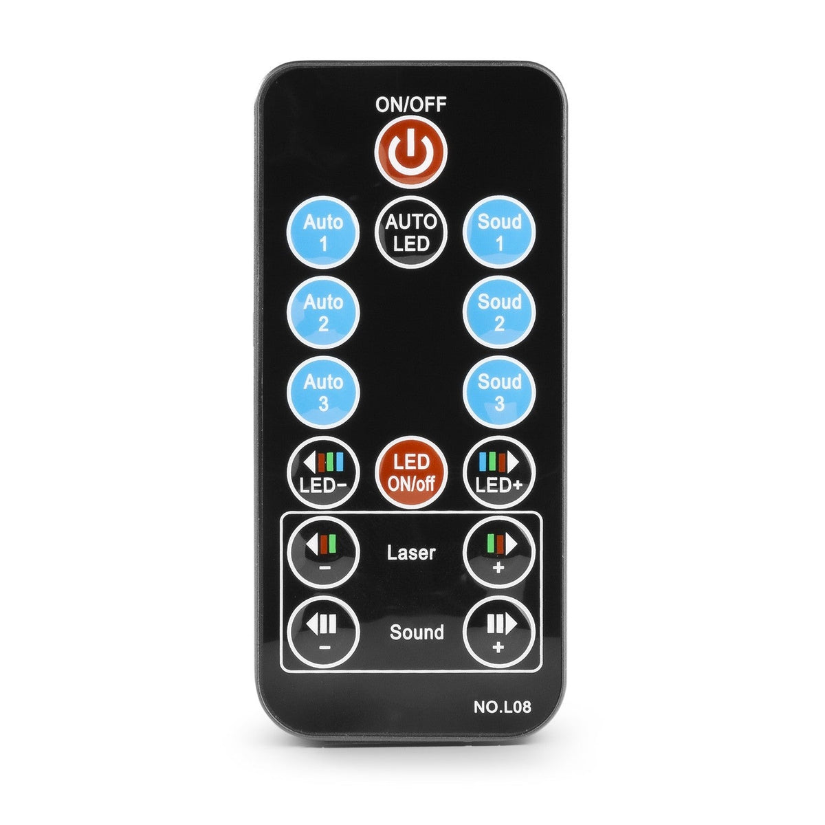 beamZ Acrux - Quatro R/G Party Laser con RGBW - Tempo Shop