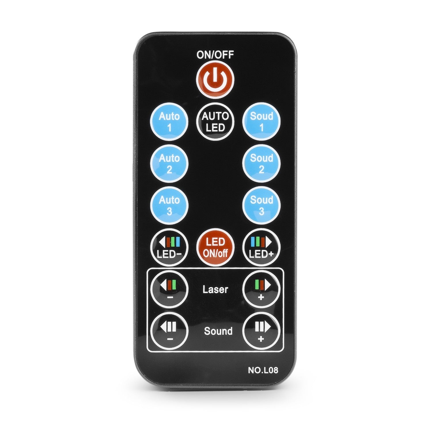 beamZ Acrux - Quatro R/G Party Laser con RGBW - Tempo Shop