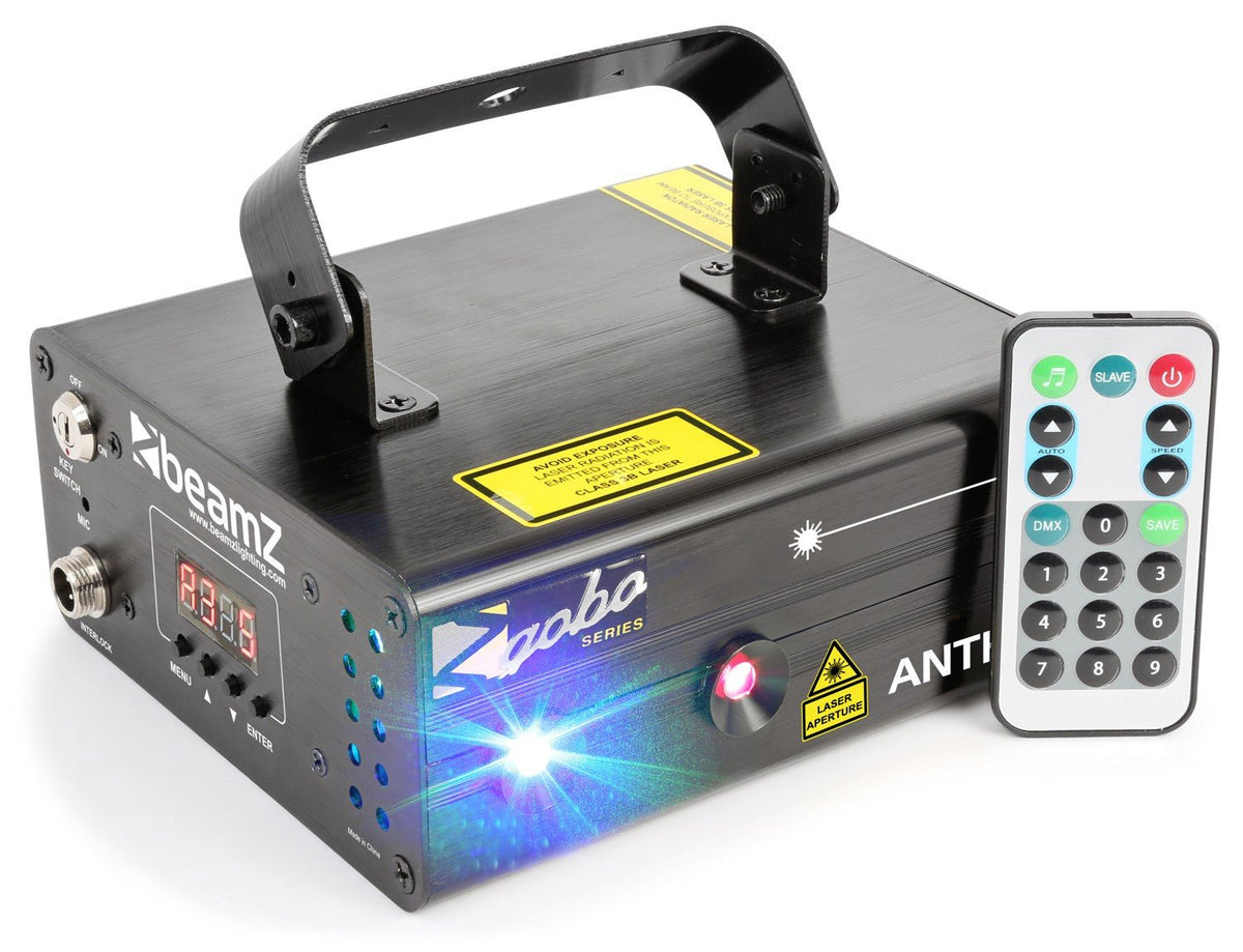 beamZ Anthe II - Doble Laser 600mW RGB Gobo DMX IRC - Tempo Shop