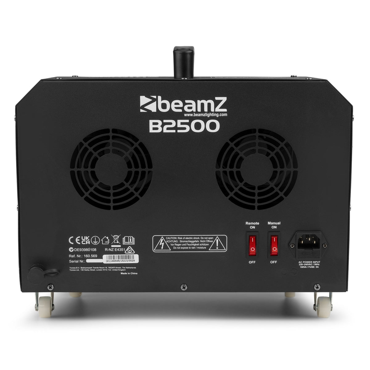 beamZ B2500 - Maquina de burbujas doble - Tempo Shop