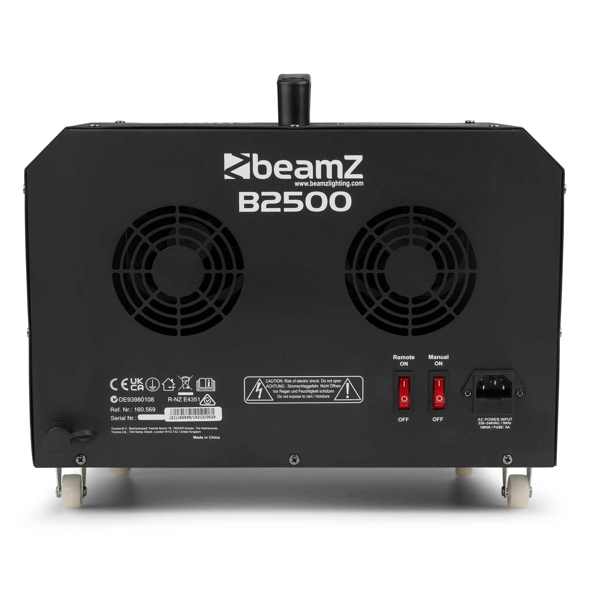 beamZ B2500 - Maquina de burbujas doble - Tempo Shop