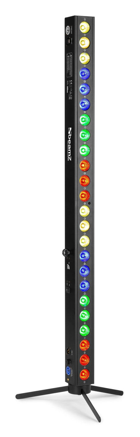 beamZ BBB243 - Barra LED 24x 3W RGB alimentada por batería - Tempo Shop