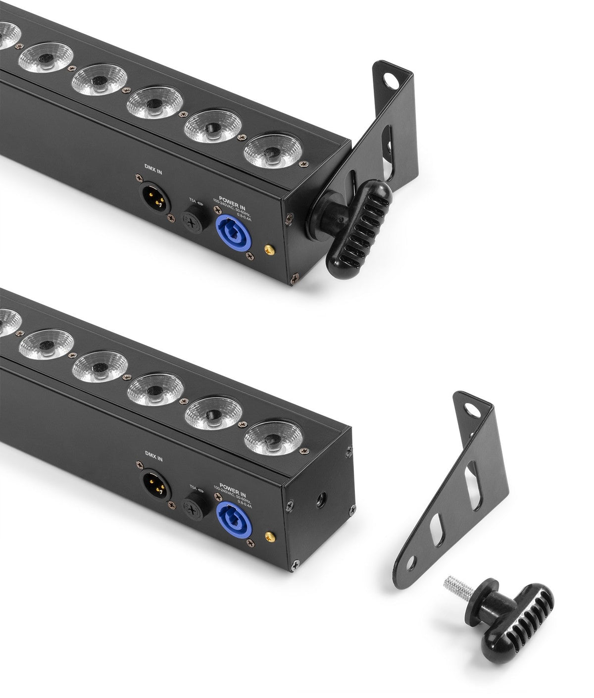 beamZ BBB243 - Barra LED 24x 3W RGB alimentada por batería - Tempo Shop