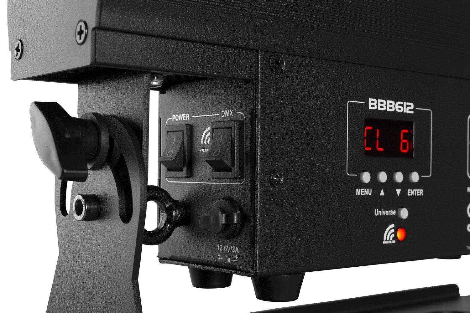 beamZ BBB612 - Barra con bateria 6x 12W - Tempo Shop