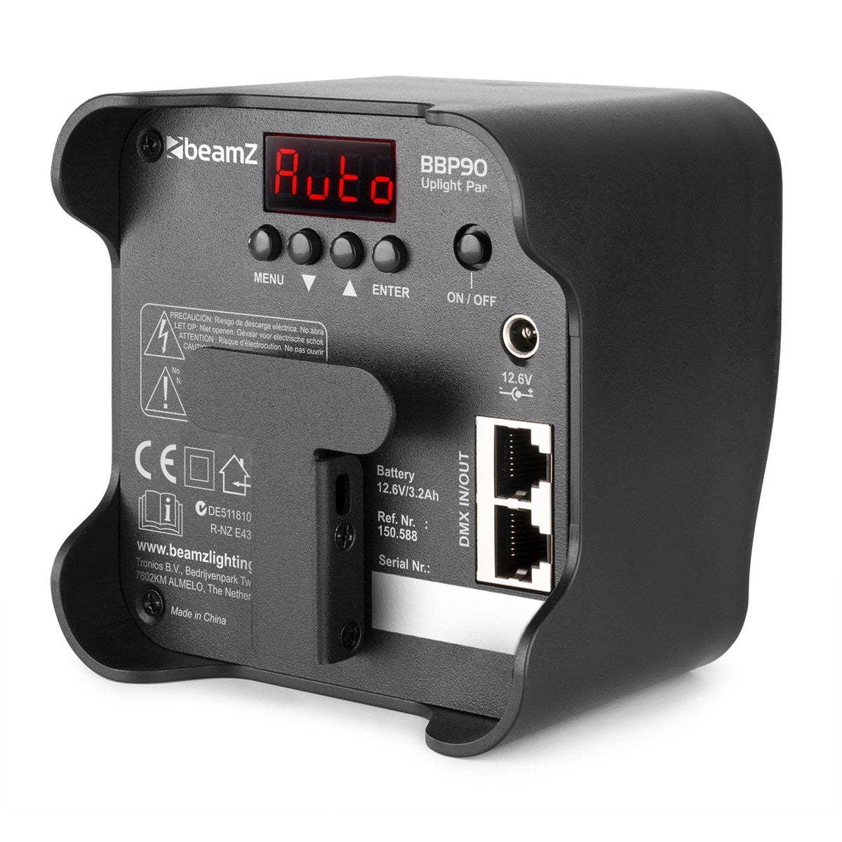 beamZ BBP90 - Foco Uplight a batería 4x 4W - Tempo Shop