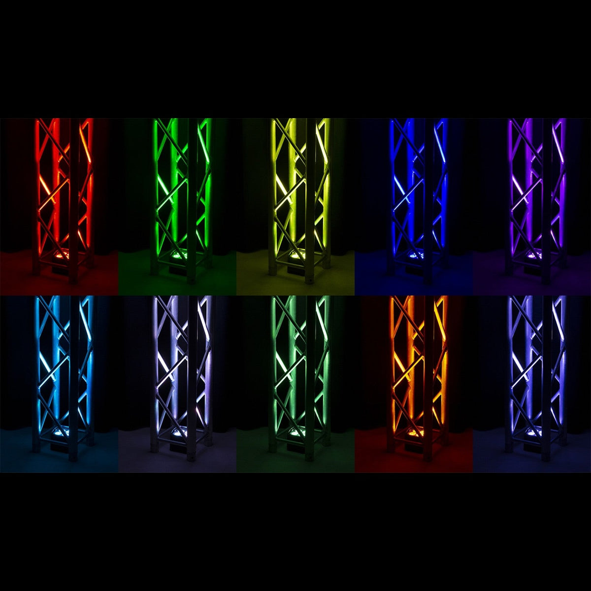 beamZ BBP90W - Foco Uplight a batería 4x 4W Blanco - Tempo Shop