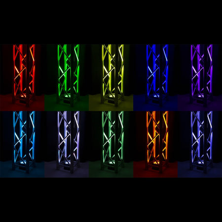 beamZ BBP90W - Foco Uplight a batería 4x 4W Blanco - Tempo Shop