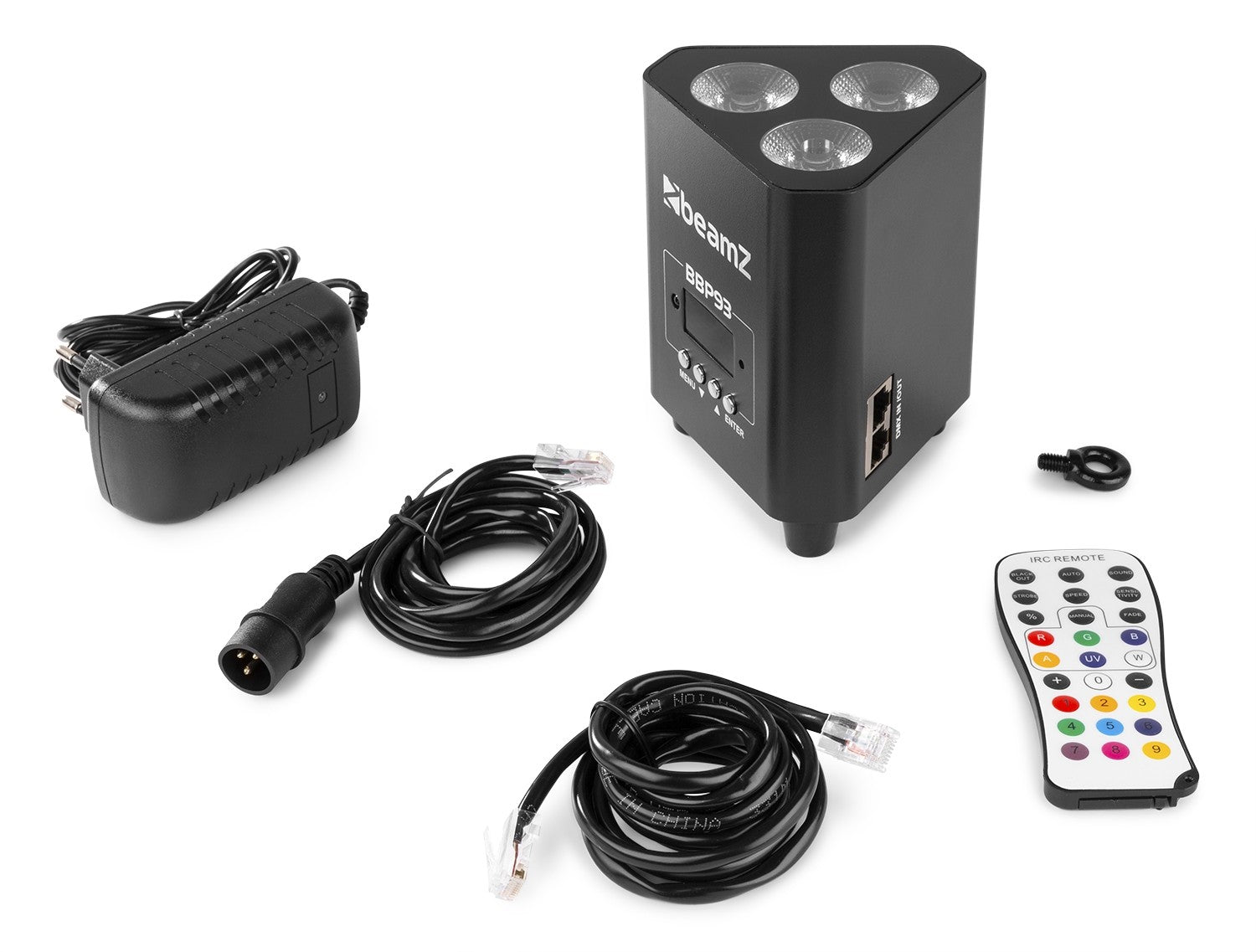 beamZ BBP93 - Foco PAR Batería 3x 10W - Tempo Shop