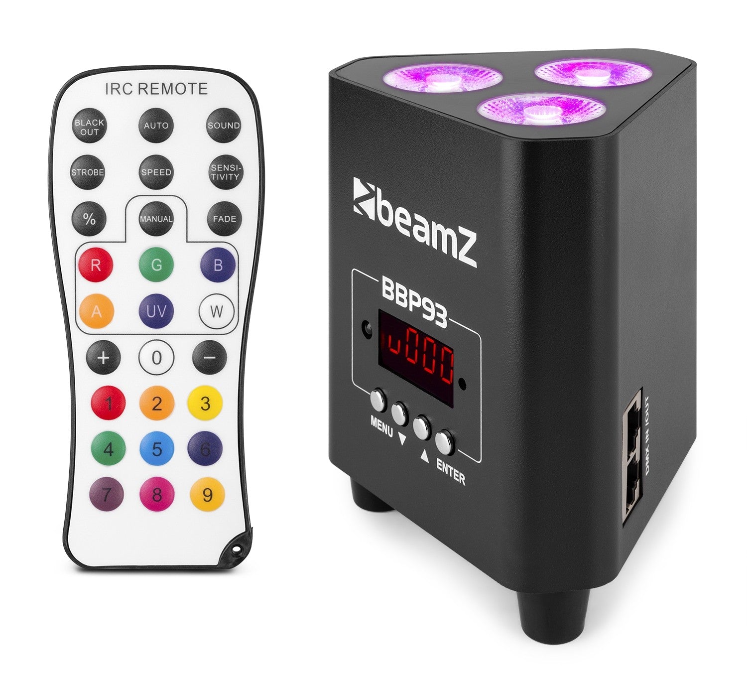 beamZ BBP93 - Foco PAR Batería 3x 10W - Tempo Shop