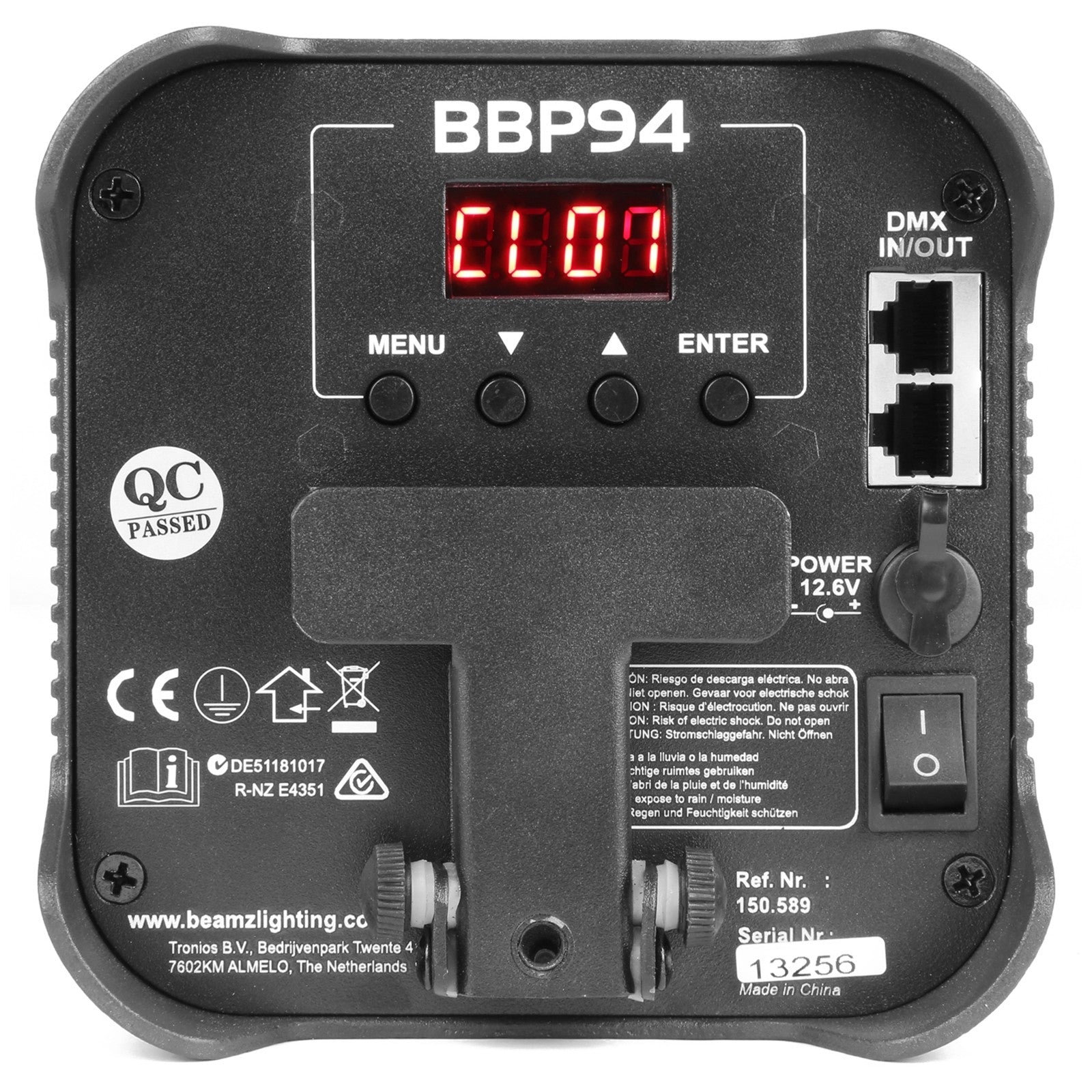 beamZ BBP94 - Foco PAR con batería 4x 10W - Tempo Shop