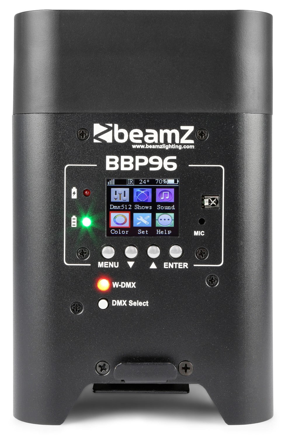 beamZ BBP96 - Foco Par con bateria 6x 12W - Tempo Shop
