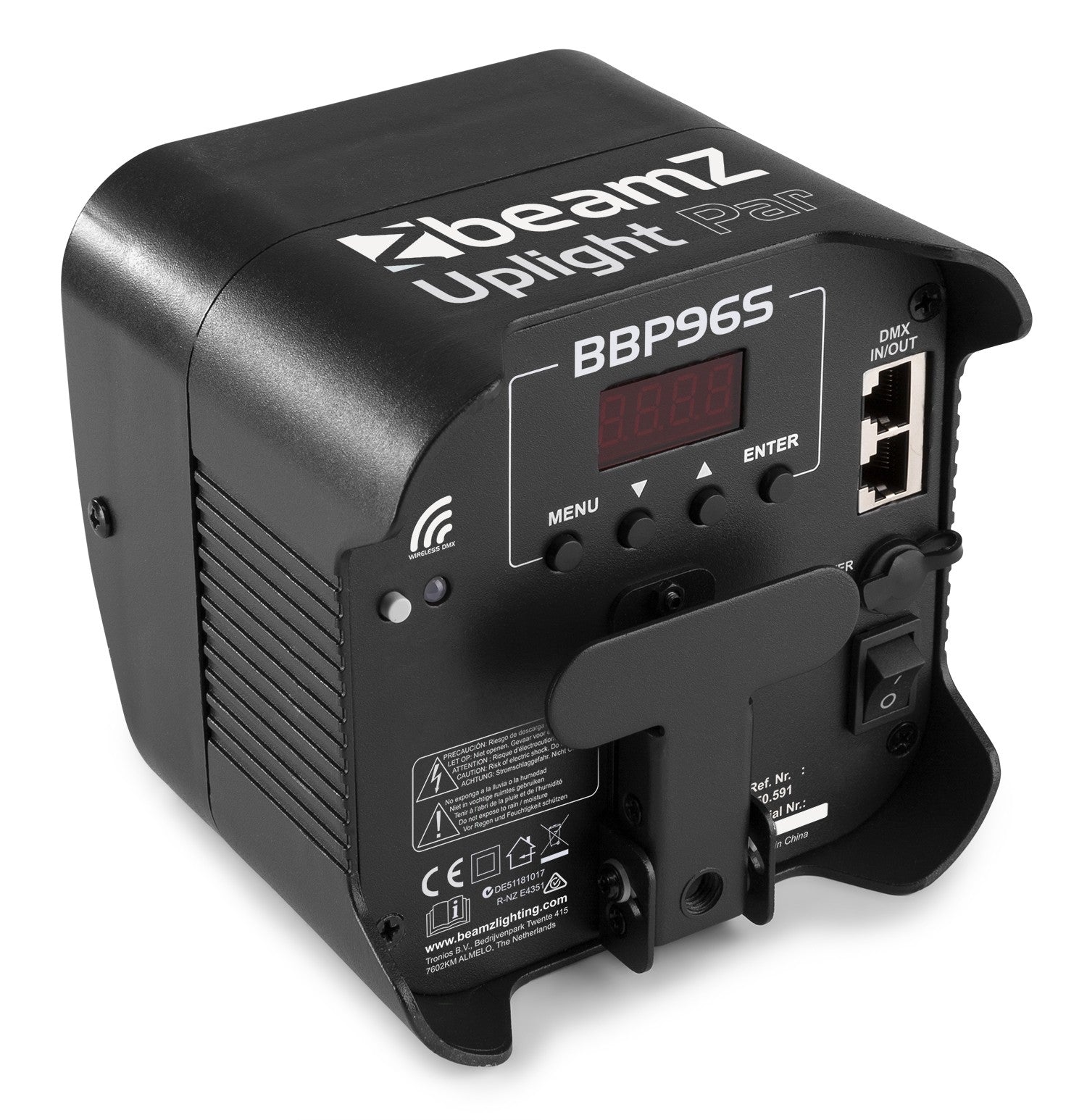 beamZ BBP96S - Foco PAR con bateria 6x 12W WDMX - Tempo Shop