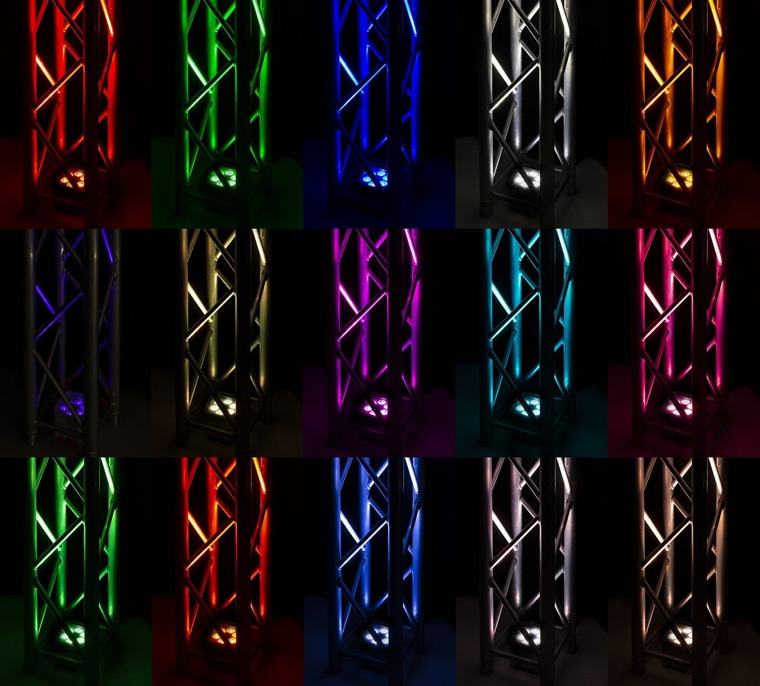 beamZ BBP96S - Foco PAR con bateria 6x 12W WDMX - Tempo Shop