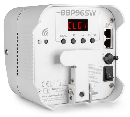 beamZ BBP96SW - Foco PAR con bateria 6x 12W WDMX - Tempo Shop