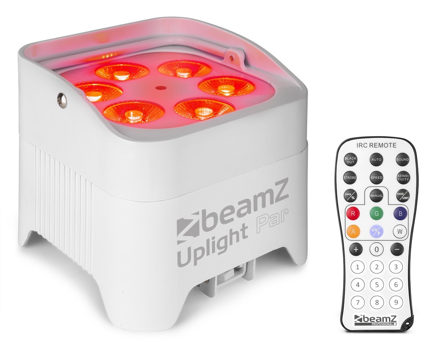 beamZ BBP96SW - Foco PAR con bateria 6x 12W WDMX - Tempo Shop