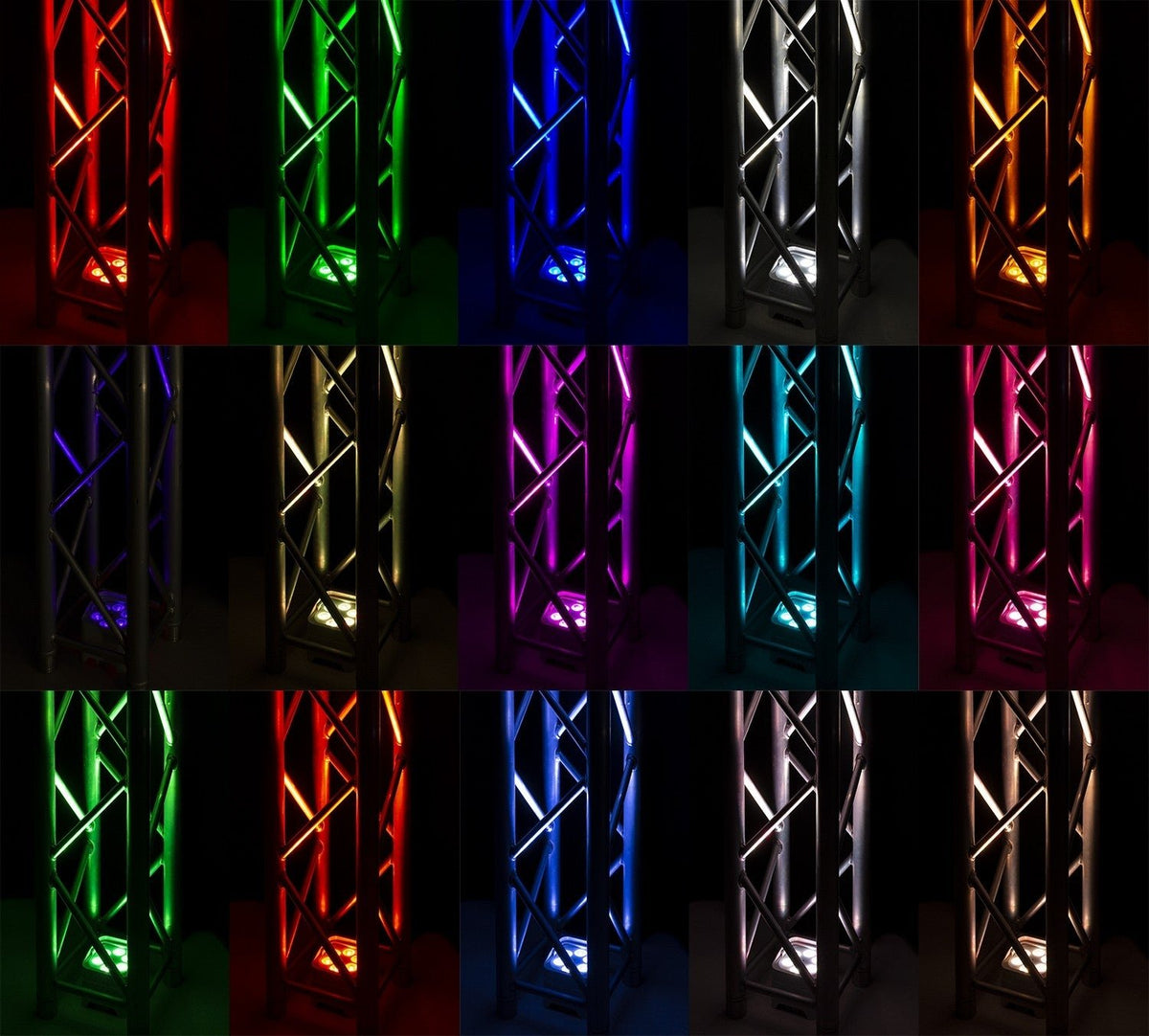 beamZ BBP96SW - Foco PAR con bateria 6x 12W WDMX - Tempo Shop