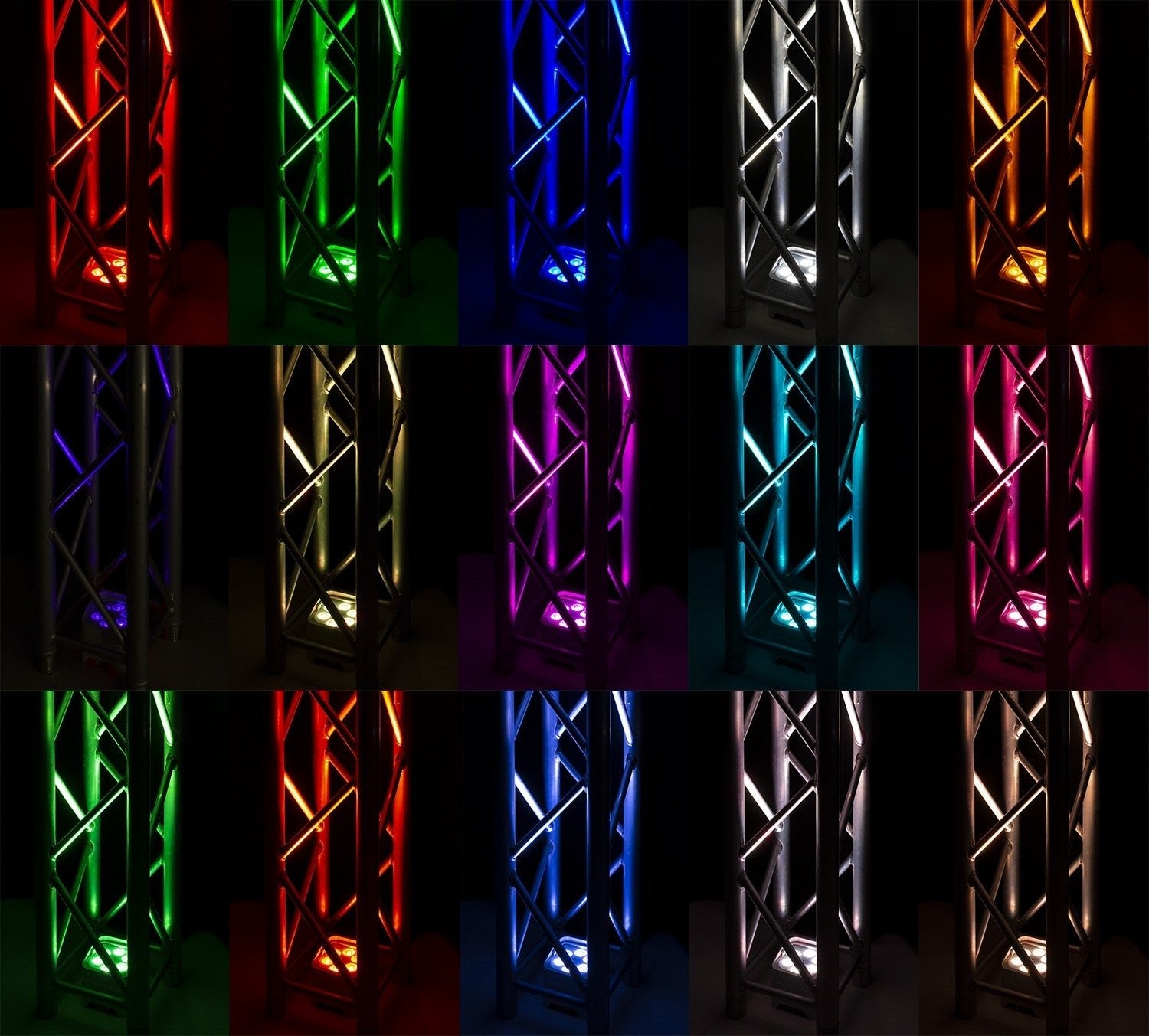 beamZ BBP96SW - Foco PAR con bateria 6x 12W WDMX - Tempo Shop