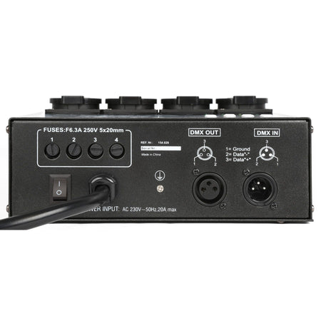 beamZ 154.029 - Panel de interruptores DMX512 4 canales - Tempo Shop