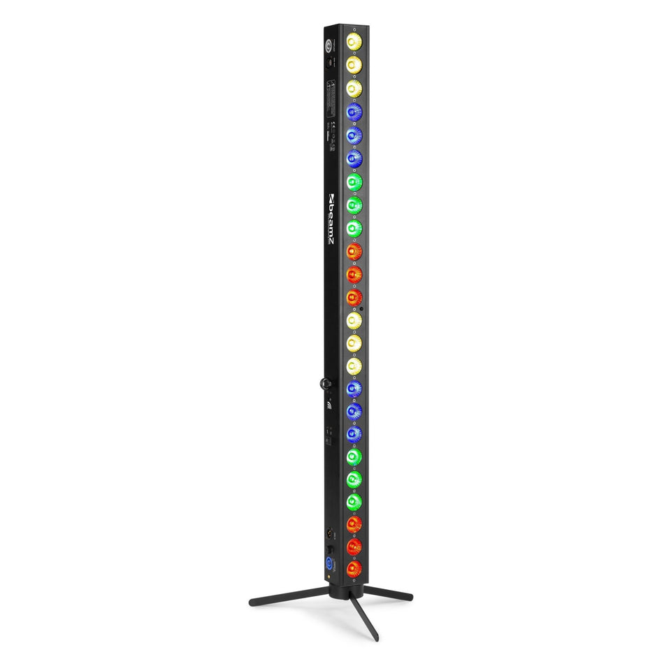 beamZ BBB243 - Barra LED 24x 3W RGB alimentada por batería - Tempo Shop
